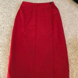 Kenar Red Skirt Size 10